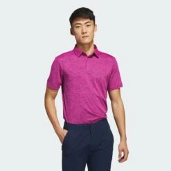 Adidas Golf Textured Jacquard Shirt Lucid Fuschia 7 Adidas Golf Textured Jacquard Shirt Lucid Fuschia -Elite Golf Shop 01a62379fc5843318e37af4101517896 f540