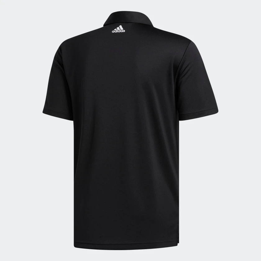 Adidas 3-STRIPE BASIC POLO SHIRT Black / White 4 Adidas 3-STRIPE BASIC POLO SHIRT Black / White - Image 2
