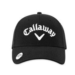 CALLAWAY STITCH MAGNET BALL MARKER CAP BLACK -Elite Golf Shop 35284 1