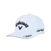 Callaway Gents TA Perf Pro Adjustable Cap White Black -Elite Golf Shop 5221092 HW CG TA PERFORMANCE PRO ADJ WHT 21 LEFT