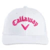 Callaway Junior Tour Golf Cap (White/Pink)