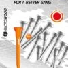 Lignum 38mm Tees 16pk - Mix Neon -Elite Golf Shop 81qgac7GUOL. AC SY741