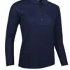 Glenmuir Ladies Long Sleeve Performance Pique Golf Polo Shirt Navy -Elite Golf Shop 890x1200 fitbox misha navy4