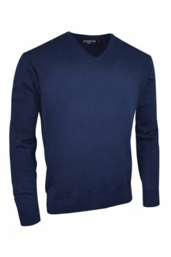 Glenmuir EDEN Men's V Neck Cotton Golf Sweater