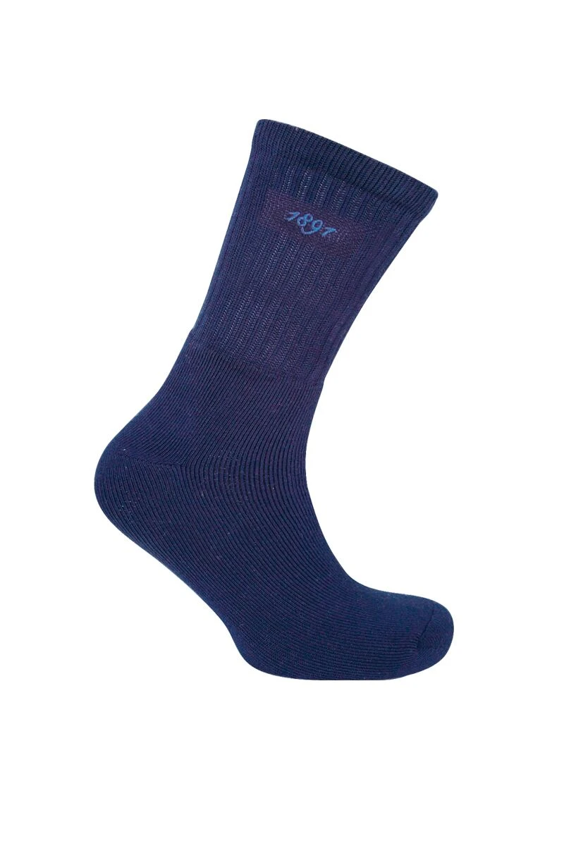 Glenmuir Dunbar Mens 2 Pair Pack Cotton Crew Golf Socks Navy 3 Glenmuir Dunbar Mens 2 Pair Pack Cotton Crew Golf Socks Navy
