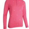 Glenmuir Ladies Zip Neck Embroidered Flower Cotton Golf Sweater Sorbet/White 1 Glenmuir Ladies Zip Neck Embroidered Flower Cotton Golf Sweater Sorbet/White -Elite Golf Shop 890x1200 fitbox paige sorbetwhitesilver4
