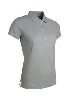 Glenmuir Ladies Paloma Polo Shirt Light Grey Marl