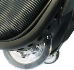 Longridge Tour Deluxe Roller Travel Cover - Black/Silver -Elite Golf Shop BATCRDNPT01 600x566 34e57433 145e 4754 8b62 2b0b2a117262