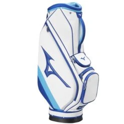 Mizuno Tour Staff Cart Bag 22 5W White Blue 11 Mizuno Tour Staff Cart Bag 22 5W White Blue -Elite Golf Shop BTSTAFFCRT003 4 L