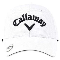 Callaway Gents Stitch Magnet Adj Cap White -Elite Golf Shop CA22H0309006 2 L
