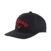 Callaway Junior Tour Cap Black Fire Red -Elite Golf Shop CA22H0311006 L