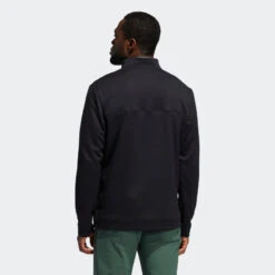 Adidas Gents Club ¼ Zip Sweatshirt Black 9 Adidas Gents Club ¼ Zip Sweatshirt Black -Elite Golf Shop Club Quarter Zip Sweatshirt Black GR0761 23 hover model