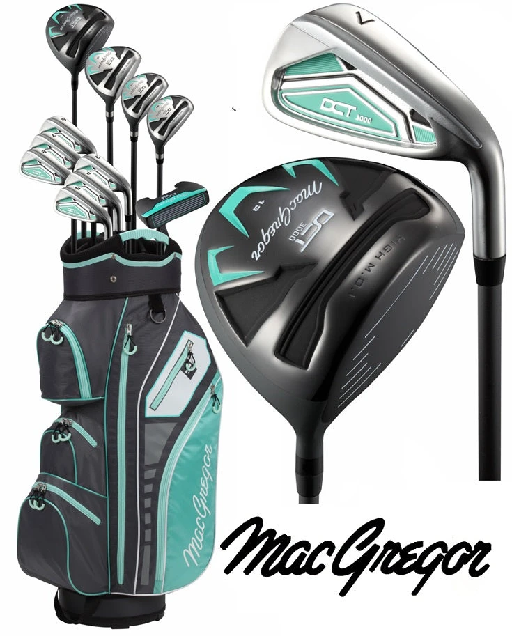 MacGregor DCT3000 Graphite Cart Set Ladies Right Hand 3 MacGregor DCT3000 Graphite Cart Set Ladies Right Hand