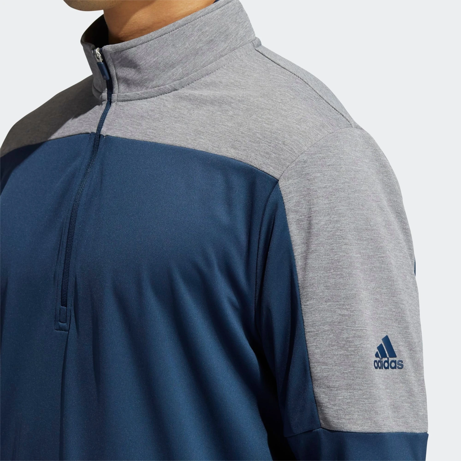 Adidas Gents Lightweight ¼ Zip Sweatshirt Crew Navy 6 Adidas Gents Lightweight ¼ Zip Sweatshirt Crew Navy - Image 4