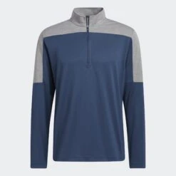 Adidas Gents Lightweight ¼ Zip Sweatshirt Crew Navy