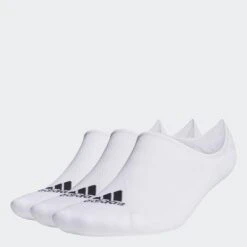 Adidas 3 PK LOWCUT WHITE Socks