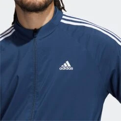 Adidas LINED FZ JKT CRENAV 9 Adidas LINED FZ JKT CRENAV -Elite Golf Shop GU5110 on model detail 1 transparent 2000x2000 d1256639 69b5 49e0 b1f7 68bcf39d1789