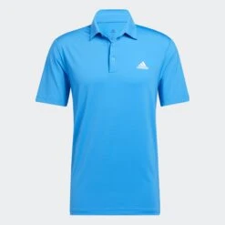 Adidas Gents Ultimate365 Solid Left Chest Polo Shirt Blurus