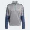 Adidas Gents Colour Block Quarter Zip Grey/Crew Navy - SS22 2 Adidas Gents Colour Block Quarter Zip Grey/Crew Navy - SS22 -Elite Golf Shop HG8831 b2b012 plp 1