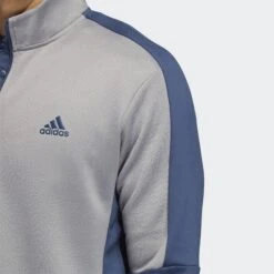 Adidas Gents Colour Block Quarter Zip Grey/Crew Navy - SS22 9 Adidas Gents Colour Block Quarter Zip Grey/Crew Navy - SS22 -Elite Golf Shop HG8831 b2b152 pdp 1
