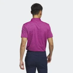 Adidas Golf Textured Jacquard Shirt Lucid Fuschia 9 Adidas Golf Textured Jacquard Shirt Lucid Fuschia -Elite Golf Shop HS1112 b2b112 pdp