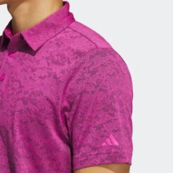 Adidas Golf Textured Jacquard Shirt Lucid Fuschia 8 Adidas Golf Textured Jacquard Shirt Lucid Fuschia -Elite Golf Shop HS1112 b2b152 pdp