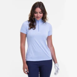 EPNY Ladies SHORT SLEEVE CONVERTIBLE ZIP MOCK POLO -Elite Golf Shop NS5110X 0425 B 800x 977a949e b6ee 47a9 8217 f9b8e2b1520b