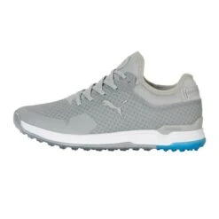 Puma Gents Proadapt Alphacat Shoes Highrise - Silver -ibiza Blue -Elite Golf Shop P 195695PUMASHOESHIGHRISESILVERBLUEGENTS 1 L