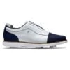 FootJoy Ladies FJ Traditions Shoes White - Navy