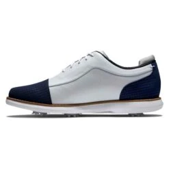 FootJoy Ladies FJ Traditions Shoes White - Navy -Elite Golf Shop P 97915FOOTJOYSHOESWHITENAVYLADIES 14 L