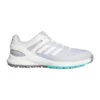 Adidas Ladies EQT Spike Less Shoes Cloud White - Acid Mint 2 Adidas Ladies EQT Spike Less Shoes Cloud White - Acid Mint -Elite Golf Shop P FW6295ADIDASSHOESWHITEMINTLADIES L