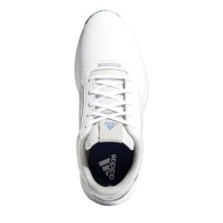 Adidas Gents S2G Laced Shoes White - Crew Blue 8 Adidas Gents S2G Laced Shoes White - Crew Blue -Elite Golf Shop P FW6328ADIDASSHOESWHITEBLUEGENTS 3 L