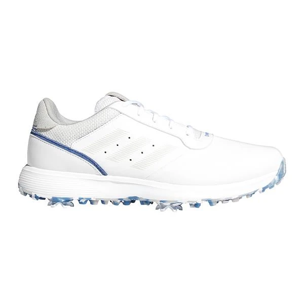 Adidas Gents S2G Laced Shoes White - Crew Blue 2 Adidas Gents S2G Laced Shoes White - Crew Blue