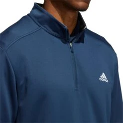 Adidas Gents Club ¼ Zip Sweatshirt Crew Navy 7 Adidas Gents Club ¼ Zip Sweatshirt Crew Navy -Elite Golf Shop P GR0759ADIDASTOPNAVYGENTS 4 L