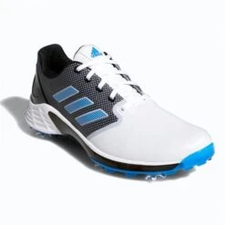 Adidas Gents ZG21 Shoes White - Blue 11 Adidas Gents ZG21 Shoes White - Blue -Elite Golf Shop P GW0215ADIDASSHOESWHITEBLUEGENTS 4 L