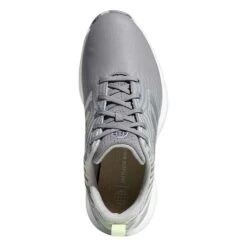 Adidas Ladies S2G Spikeless Lace Shoes Grey Three - Silver Met - Almost Lime -Elite Golf Shop P GZ3911ADIDASSHOESGREYSILVERLIMELADIES 3 L