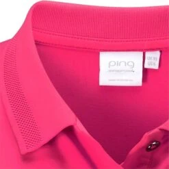 Ping Ladies Sedona Polo Shirt Rosebud -Elite Golf Shop P P93456PINGSHIRTROSEBUD6RBLADIES 1 L