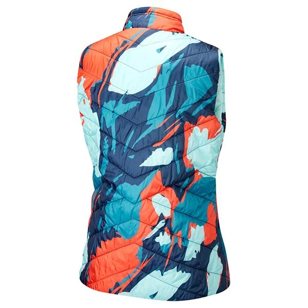 Ping Ladies Cece Padded Reversible Vest Navy Multi - Aquatic 4 Ping Ladies Cece Padded Reversible Vest Navy Multi - Aquatic - Image 2