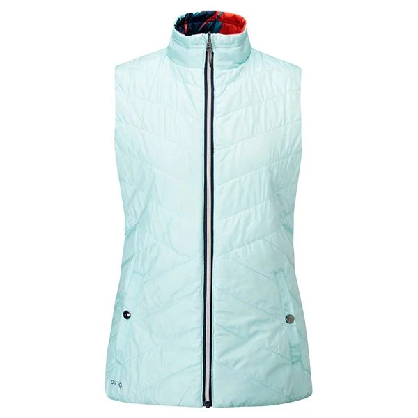 Ping Ladies Cece Padded Reversible Vest Navy Multi - Aquatic 6 Ping Ladies Cece Padded Reversible Vest Navy Multi - Aquatic - Image 4