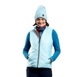 Ping Ladies Cece Padded Reversible Vest Navy Multi - Aquatic 13 Ping Ladies Cece Padded Reversible Vest Navy Multi - Aquatic -Elite Golf Shop P P93576PINGVESTNAVYMULTIAQUATICLADIES 4 L