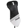 Ping Core Driver Headcover 214 White Black -Elite Golf Shop PI22H0401001 L