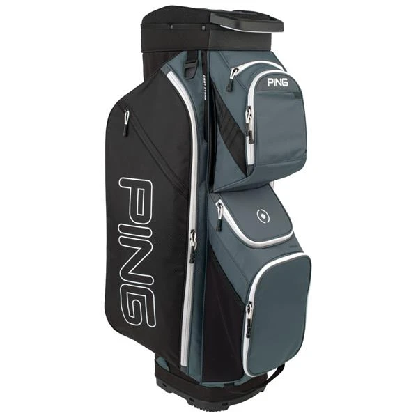Ping Traverse 191 Cart Bag Slate Black White 3 Ping Traverse 191 Cart Bag Slate Black White