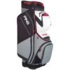 Ping Pioneer 191 Cart Bag Silver/White/Scarlet -Elite Golf Shop PI9A0302002 L