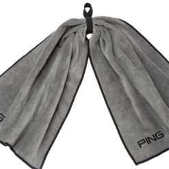 Ping Bow Tie 191 Towel Grey 5 Ping Bow Tie 191 Towel Grey -Elite Golf Shop PI9H0802001 2 L