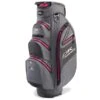 PowaKaddy Dri-Tech Cart Bag Gunmetal Hot Pink 22 -Elite Golf Shop PW22A0301003 L