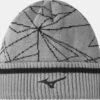 MIZUNO BREATH THERMO GRAPHIC BEANIE GREY -Elite Golf Shop S52GW2501 05 Grey