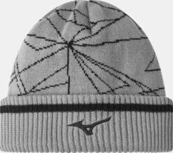 MIZUNO BREATH THERMO GRAPHIC BEANIE GREY