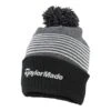 TaylorMade Bobble Beanie Black /Grey/ White -Elite Golf Shop TA20H0308003 L