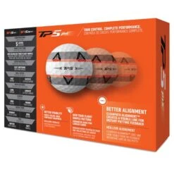 TaylorMade TP5 Pix 2.0 Golf Balls Dozen White (2 Dozen €90) -Elite Golf Shop TA21D0103001 2 L