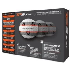TaylorMade TP5X Pix 2.0 Golf Balls Dozen White (2 Dozen €90) -Elite Golf Shop TA21D0105001 2 L